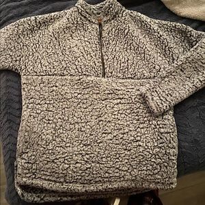 grey sherpa jacket